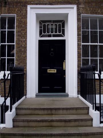 Door to 22 John Street, London WC1